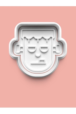 Frankenstein Kurabiye Kalıbı Ve Şeker Hamuru Kalıbı 4'lü Set
