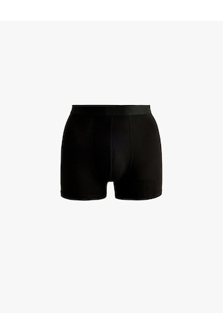 Koton Normal Bel Rahat Kalıp Modal Kumaş Basic Boxer Siyah 7wlm90010mk