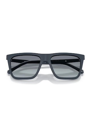 Emporio Armani Ea 4258 50881w 54 Erkek Kare Aynalı Klipsli Mavi Kemik Güneş Gözlüğü