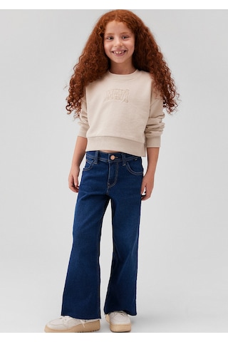 Çocuk Mavi - Lori 90s Koyu Mavi Jean Pantolon 7010036-88225 Mavi