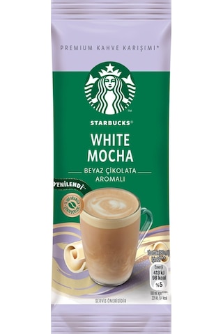 Starbucks White Mocha Premium Kahve Karışımı 24g Hazır