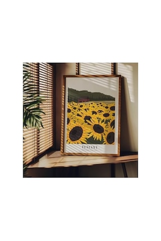 Manzara Çerçevesiz Poster, Modern Dekoratif Çerçevesiz Poster, Tablo, Tuscany, 40 X 50