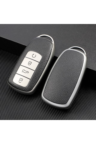 Chery Tiggo Uyumlu 8 Pro İçin Anahtar Koruyucu Tpu Kılıf-silver