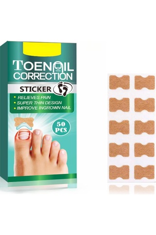 Yifomall 50 Adet Oýnaxan Tırnak Tamiri Seti - Ayak Tırnağı Yumuşatıcı Bandajı, Profesyonel Tırnak Düzeltme Yapistırıcısı