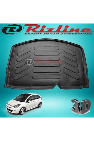 Citroen C3 3D Bagaj Havuzu Paspası 2009-2016 Arası Rizline N11.13097