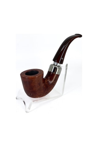 Şahin Üç Yıldız Bent Dublin 9mm. Filtreli Akrilik Saplı Pipo 237388