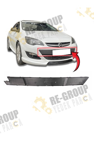 Opel Astra J Ön Tampon Plakalık Alt Plastiği -2012 Sonrası - 1401036