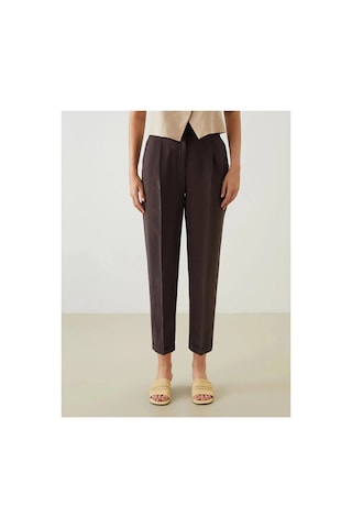 LC Waikiki Lcwaıkıkı Classic Kahverengi Loose Fit Cigarette Kadın Pantolon Dark Brown