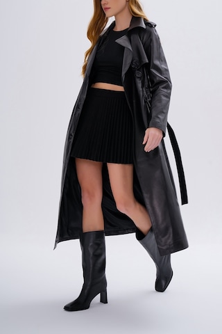 Valmenti Kadın Hakiki Deri Siyah Deri Mont 616 Z-3965 Bn Derımont Sk24/25 Sıyah Dr Siyah