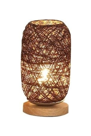 Agoodshop Nordic Ahşap Masa Lambası Oturma Odası Yatak Odası Başucu Lambaları Sanat Dekorasyon Masası Ratt