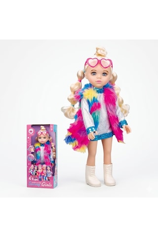 Ctoy Tatlı Moda Oyuncak Bebek 40 Cm Model 1