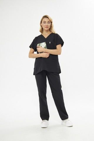 Mervem Takım V Yaka Tree Cotton Hemşire