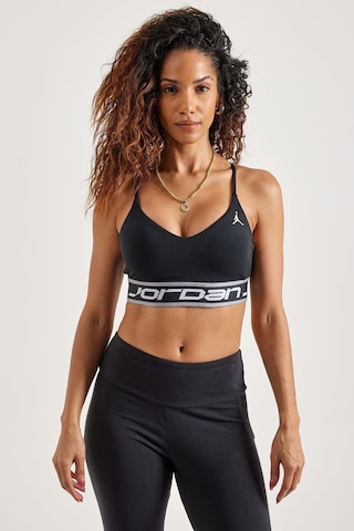 Nike Jordan Support Indy Logo Women's Bra Kadın Siyah