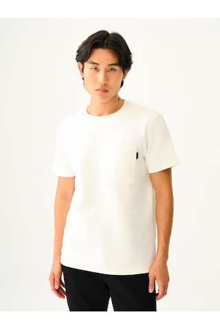 LOFT Regular Fit Erkek Tshirt K.kol Lf2037094 Q1.v1 Beyaz