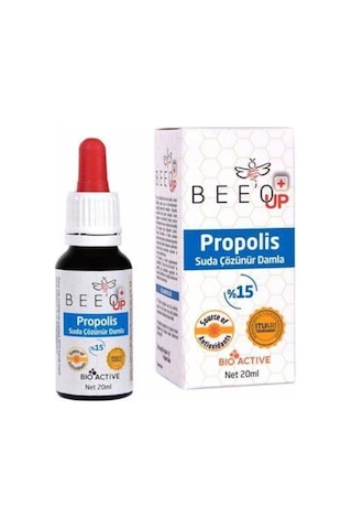Bee'O Up Propolis Suda Çözünür Damla %15 20   ML