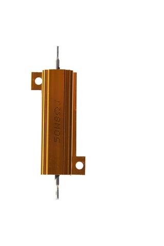 50 Watt 8 Ohm %5 Alüminyum Muhafazalı Tel Sarma Güç Direnci Altın Ton