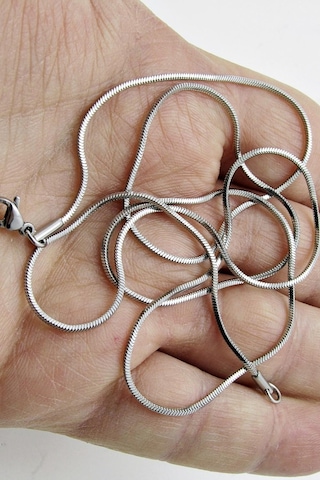 Küp Model Ince Snake Yılan Kolye Erkek Çelik Zincir Eck03K (390748055) Çelik