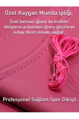Fiat Palio Pembe Deri Dikişli Direksiyon Kılıfı-2201 Çok Renkli