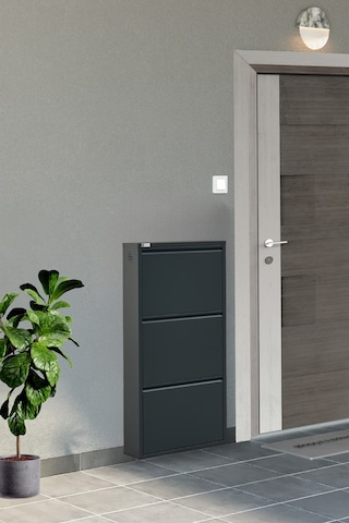 Arpelia Metal Ayakkabılık 3 Lü Antrasit