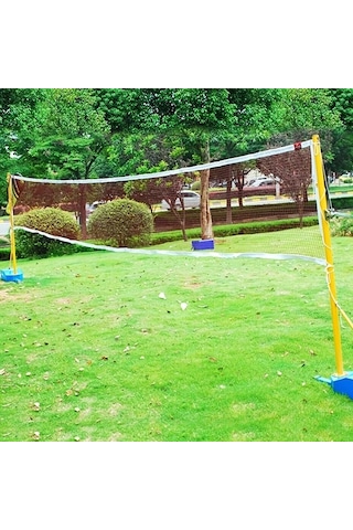 Willowhaven Kırmızı Standart Badminton Filesi 240.16x29.92 Inch İç Ve Dış Mekan Kullanımı