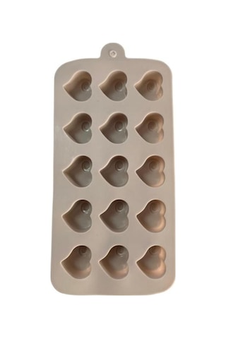 Silikon Çikolata Kalıbı Kalp 21 11 Cm Çok Renkli
