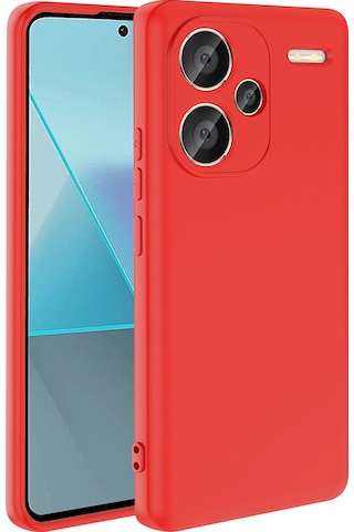 Xiaomi Redmi Note 13 Pro Plus 5g Uyumlu Kılıf Tchs Mara Lansman Kapak-kırmızı Kirmizi