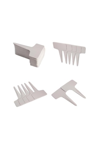 Bahçecilik Ve Kreş Etiketleme İçin 100 Parçalı 6x10cm T Şeklinde Plastik Bitki Etiketleri Diğer