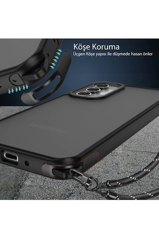 Newface Samsung Galaxy Uyumlu A05s Kılıf Elegant Kapak Semeglbl - 64 - Pudra