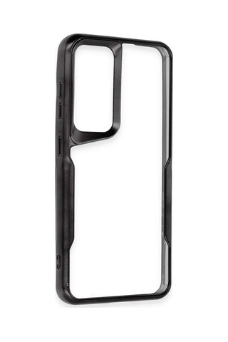 Galaxy Uyumlu S25 Kılıf Boyi Silikon Kapak - Siyah 18709