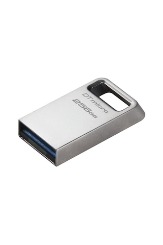 Kingston DTMC3G2-256GB DataTraveler Micro 200MB-s Metal USB 3.2 Gen 1 Flash Bellek