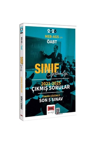 Yargı 2026 Meb Ags İçin Öabt Sınıf Öğretmenliği 2021-2025 Tamamı Çözümlü Son 5 Sınav Çıkmış Sorular