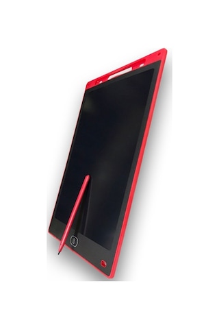 12'' Blic Kırmızı Büyük Boy Dijital Çocuk Yazı Tahtası Grafik Çizim Tableti