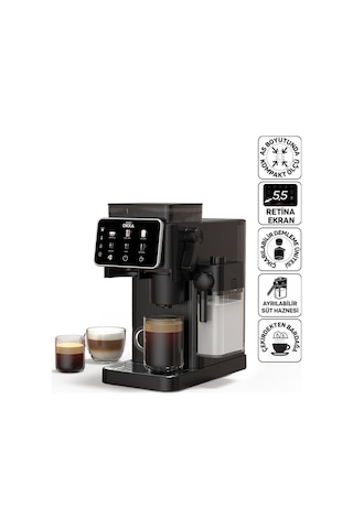 Arzum OK0047 Okka Barista Compact 1400 W Süt Hazneli 15 Bar Basınçlı Otomatik Espresso Makinesi