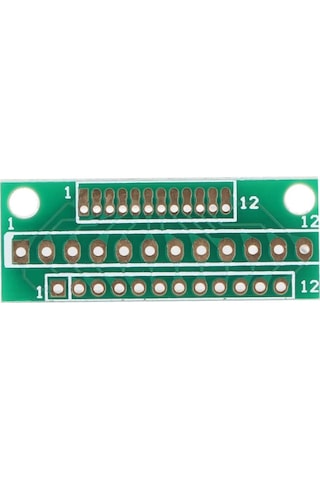 12 Pin 1.27mm 2mm 2.54mm Çeviri Dönüştürücü Adaptör Pcb Kart Kablosuz Modül Jtag Lcd