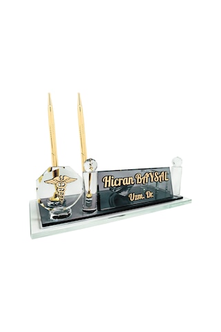 Sentez Doktora Tıp Logolu Masa Üstü İsimlik