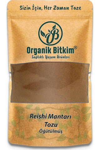 Organik Bitkim Reishi Tozu (Ganoderma Lucidum) 500 G