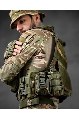 Single Sword Single Sword Ekonomik Pratik Hücum Yeleği, Multicam Çok Renkli