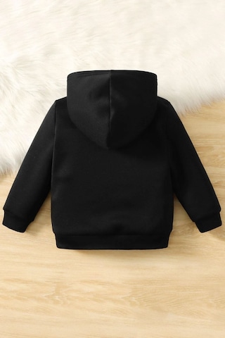 Uyguntarz Çocuk Su Baskılı Sweatshirt Siyah