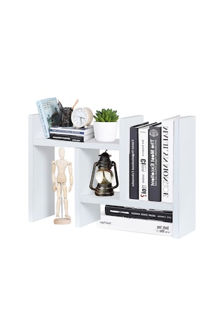 Tezgah Üstü Çok Amaçlı Organizer İkiz Baharatlık Beyaz