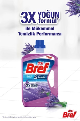 Bref Yüzey Temizleyici Lavanta 4x 2.5l 4'lü Set set-hnkdtj-5282-6235