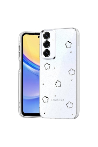 Samsung Uyumlu Galaxy A15 4g Uyumlu Fiyonk Desenli Kapak - Desen 2 Renkli