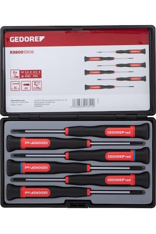 Gedore Red R38005906 Elektronikçi Tornavida Seti 6 Parça 3301351