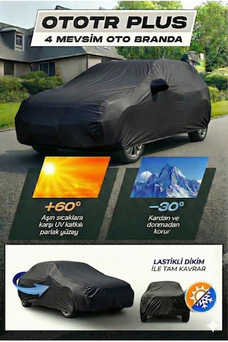Peugeot 3008 Araç Brandası Siyah