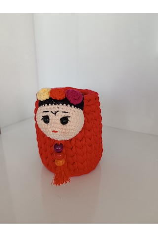 Amigurumi Frida Figürlü Kalemlik Her Yaş Grubuna Uygundur