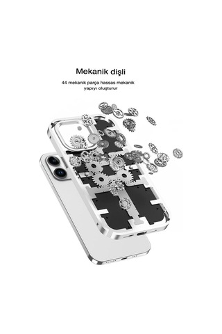 Apple İphone 14 Pro Max Kılıf Mekanik Bumper Kapak