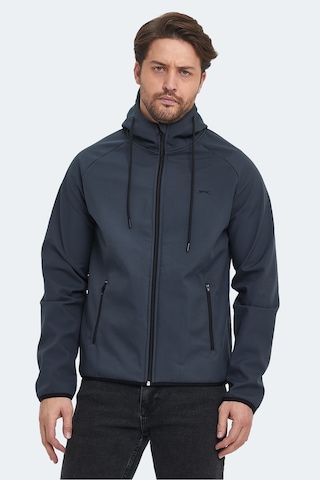 Slazenger Rangı Erkek Kapüşonlu Antrasit Mont & Kaban Antrasit