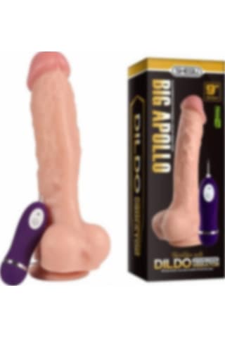 Truva Shop Shequ Bıg Apollo 24 Cm Realistik 10 Titreşimli Vibratör Dev Penis