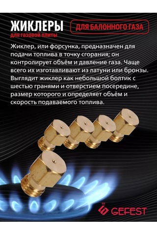 Vdgo Gefest 300 Propan Gazlı Ocak İçin Enjektörlar 240218964