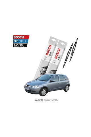 Opel Corsa C Silecek Takımı 2000-2006 Bosch Eco