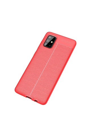Samsung Galaxy A71 Kılıf Auto Focus Kapak - Kırmızı